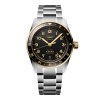 Montre Longines Spirit Zulu Time 39mm Bracelet Acier Aiguilles Dorées