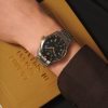 Montre Longines Spirit Zulu Time 39mm Bracelet Acier Aiguilles Dorées