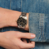 Montre Longines Spirit Zulu Time 39mm Bracelet Acier Aiguilles Dorées