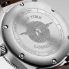 Montre Longines Spirit Zulu Time Automatique 39mm cadran Noir Bracelet Cuir