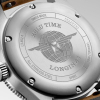 Montre Longines Spirit Zulu Time Automatique 39mm cadran Anthracite Bracelet Cuir
