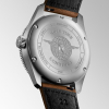 Montre Longines Spirit Zulu Time Automatique 42mm cadran Anthracite bracelet cuir