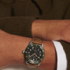 Montre Longines Spirit Zulu Time Automatique 42mm cadran Anthracite bracelet cuir