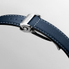 Montre Longines Spirit Zulu Time Automatique 39mm cadran bleu bracelet cuir