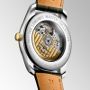 Montre Longines Master Collection 40mm Cadran Argent Bracelet Alligator Vert