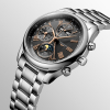 Montre Longines Master Collection automatique cadran anthracite bracelet métal