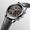 Montre Longines Master Collection automatique cadran anthracite bracelet cuir