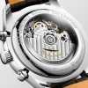 Montre Longines Master Collection Auto Chrono Bracelet Cuir Cadran Argent