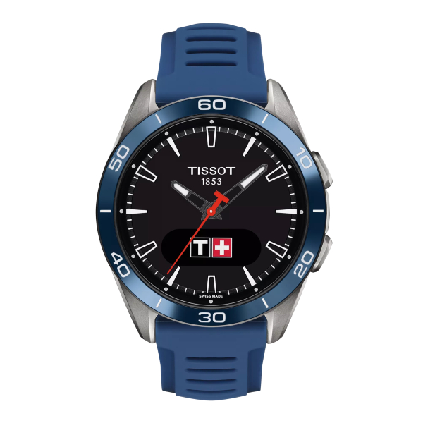 Montre Tissot T-Touch Connect Sport Bracelet Caoutchouc Bleu