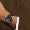Montre Longines Spirit Automatique 40 mm cadran noir bracelet cuir
