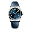 Montre Longines Spirit Automatique 40 mm cadran bleu bracelet cuir