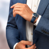 Montre Longines Spirit Automatique 40 mm cadran bleu bracelet cuir