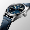 Montre Longines Spirit Automatique 40 mm cadran bleu bracelet cuir