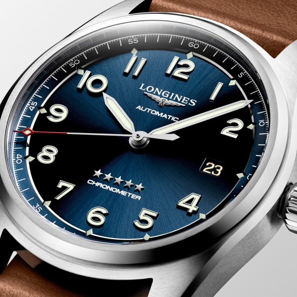 Montre Longines Spirit Prestige Edition Automatique 40 mm cadran bleu bracelet acier