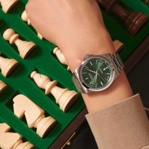 Montre Longines Conquest 2023 Bracelet Acier Cadran Vert