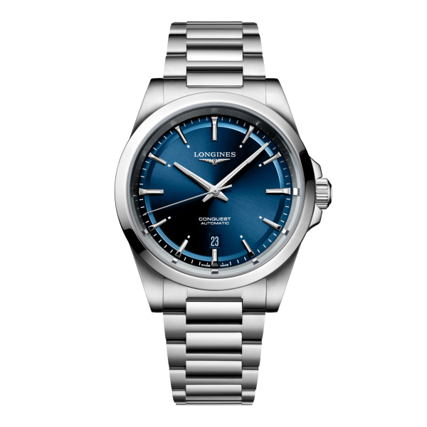 Montre Longines Conquest 2023 Bracelet Acier Cadran Bleu