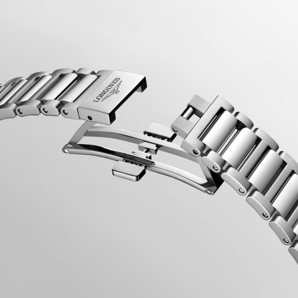 Montre Longines Conquest 2023 Bracelet Acier Cadran Noir