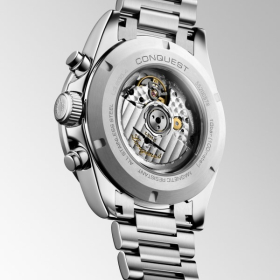 Montre Longines Conquest Bracelet Acier Cadran Bleu