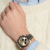 Montre Longines Conquest Bracelet Acier Cadran Champagne