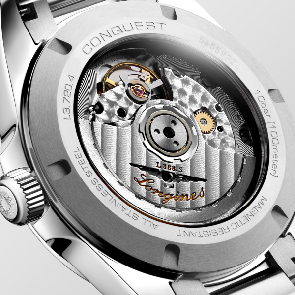 Montre Longines Conquest Cadran Bleu Bracelet Acier