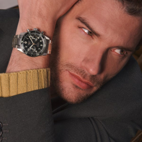 Montre Longines Spirit Flyback Automatique 42 mm Cadran Noir Soleillé