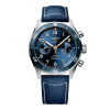 Montre Longines Spirit Flyback Automatique 42 mm Cadran Bleu Soleillé Bracelet Synthétique