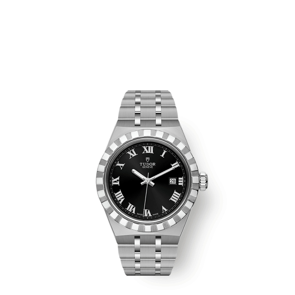 Montre Femme Tudor Royal 28mm Boîtier Acier Cadran Noir
