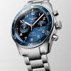 Montre Longines Spirit Flyback Automatique 42 mm Cadran Bleu Soleillé Bracelet Acier