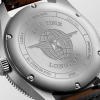 Montre Longines Spirit Zulu Time Automatique 42mm cadran noir bracelet cuir