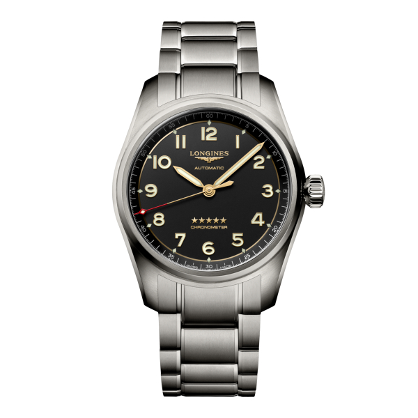 Montre Longines Spirit Automatique 40 mm Cadran Anthracite Bracelet Titane
