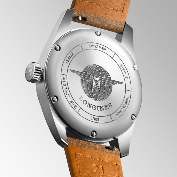 Montre Longines Spirit Automatique 40 mm Cadran Bracelet Cuir
