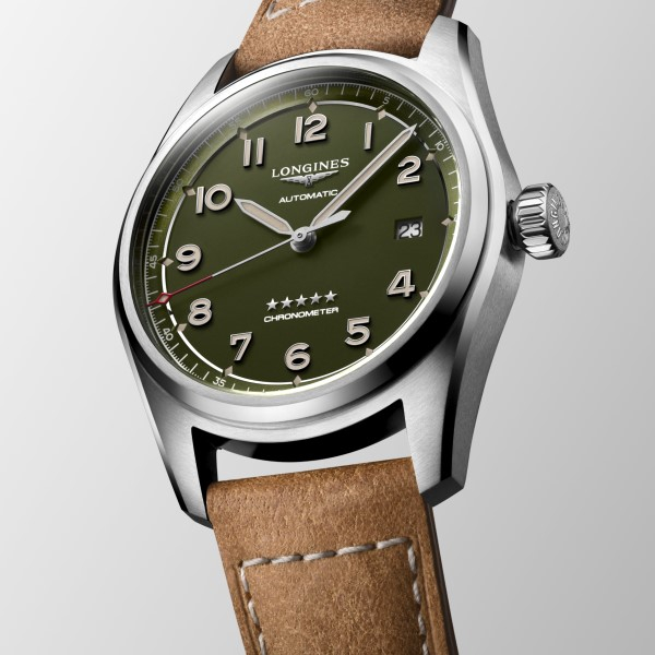Montre Longines Spirit Automatique 40 mm Cadran Bracelet Cuir
