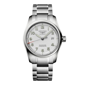 Montre Longines Spirit Prestige Edition Automatique 40 mm cadran argenté bracelet acier