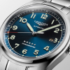 Montre Longines Spirit Automatique 42 mm cadran bleu bracelet acier