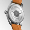 Montre Longines Spirit Automatique 42 mm cadran argenté bracelet cuir