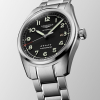 Montre Longines Spirit Automatique 42 mm cadran noir bracelet acier