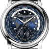 Montre Frederique Constant Manufacture Classic Worldtimer Cadran Bleu