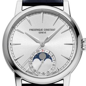 Montre Frederique Constant Manufacture Classic Moonphase Date Cadran Argent