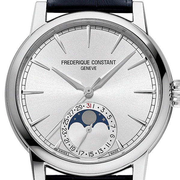 Montre Frederique Constant Manufacture Classic Moonphase Date Cadran Argent