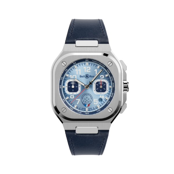 Montre BELL & ROSS BR05 Chrono Patrouille de France Bracelet Cuir