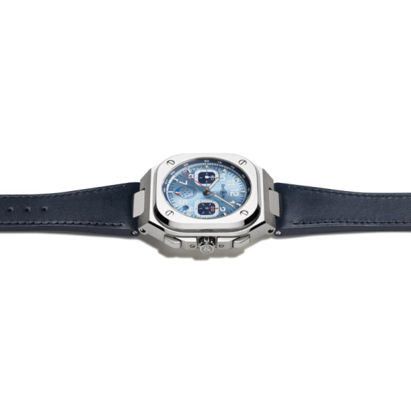 Montre BELL & ROSS BR05 Chrono Patrouille de France Bracelet Cuir