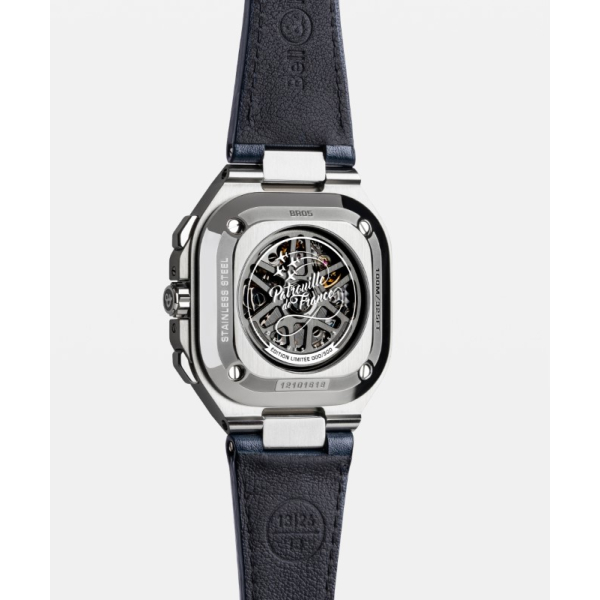 Montre BELL & ROSS BR05 Chrono Patrouille de France Bracelet Cuir