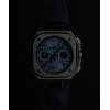 Montre BELL & ROSS BR05 Chrono Patrouille de France Bracelet Cuir