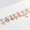 Pendentif gigi CLOZEAU Lucky Coeur Suprême Or Rose Diamants