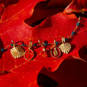 Pendentif gigi CLOZEAU Lucky Coeur Lumière Or Jaune Diamant