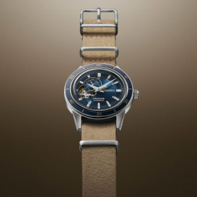 Montre Seiko Presage Automatique Style 60s Coeur Semi-ouvert