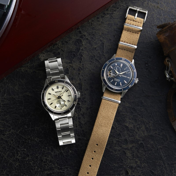 Montre Seiko Presage Automatique Style 60's Cadran Bleu