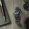 Montre Seiko Presage Automatique Cadran Noir Bracelet Acier