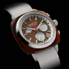 Montre Briston Clubmaster Sport Acétate Bracelet Nato Gris Taupe