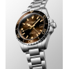 Montre Longines HydroConquest GMT 41mm Cadran Brun Bracelet Métal